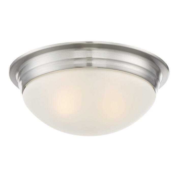 Savoy House 2-Light Ceiling Light in Satin Nickel Savoy House 2-Light Ceiling Light in Satin Nickel