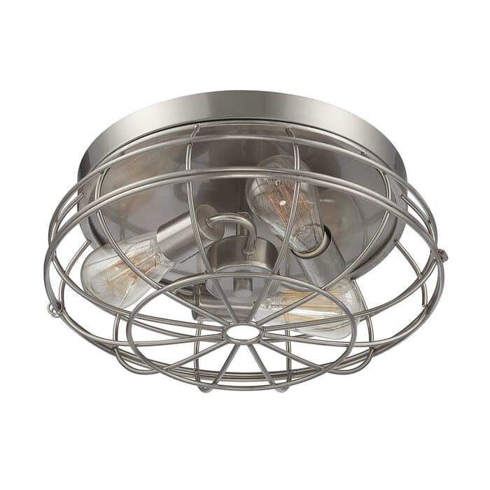 Savoy House Scout 3-Light Ceiling Light in Satin Nickel Savoy House Scout 3-Light Ceiling Light in Satin Nickel