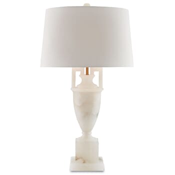 Currey & Company 33" Clifford Table Lamp in Natural and Coffee Bronze