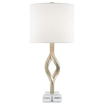 Currey & Company 32" Elyx Table Lamp in Chinois Silver Leaf