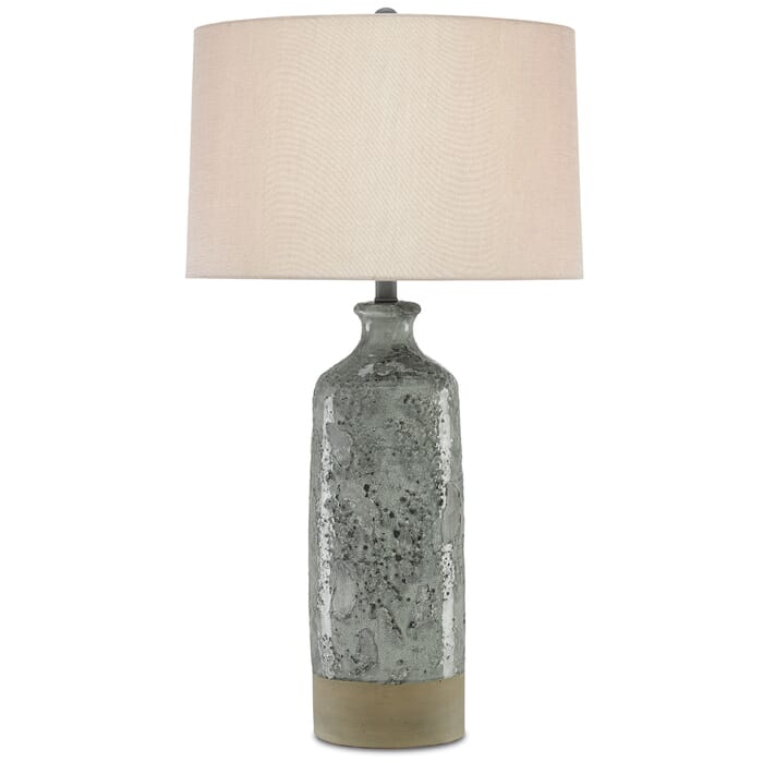 Currey & Company 34" Stargazer Table Lamp in Celadon Crackle and Gray Currey & Company 34" Stargazer Table Lamp in Celadon Crackle and Gray
