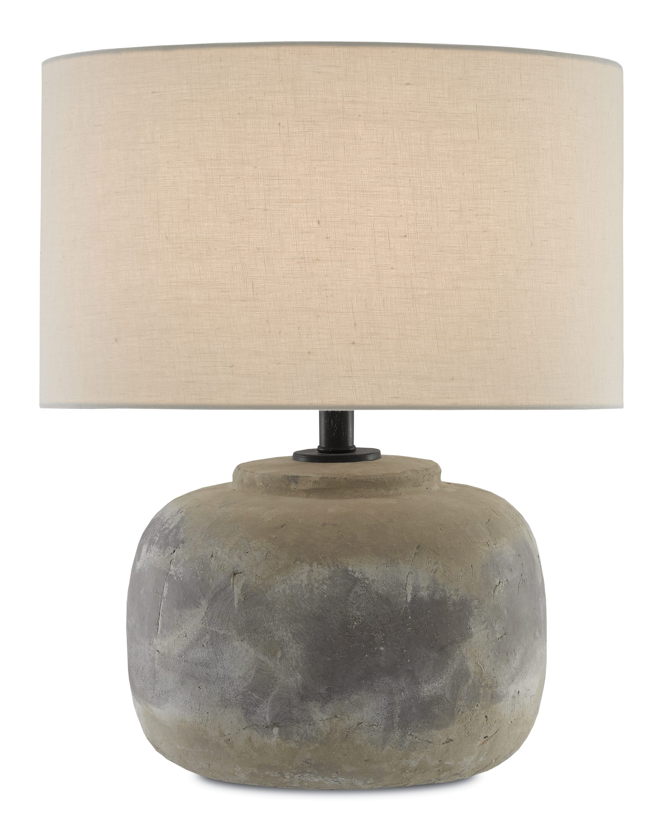 Currey & Company 20" Beton Table Lamp in Antique Earth