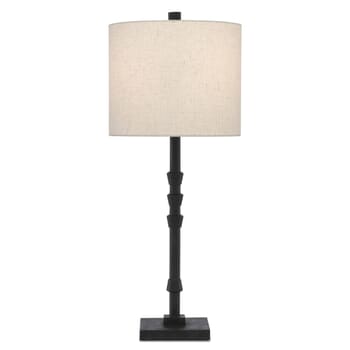 Currey & Company 30" Lohn Table Lamp in Mol Black