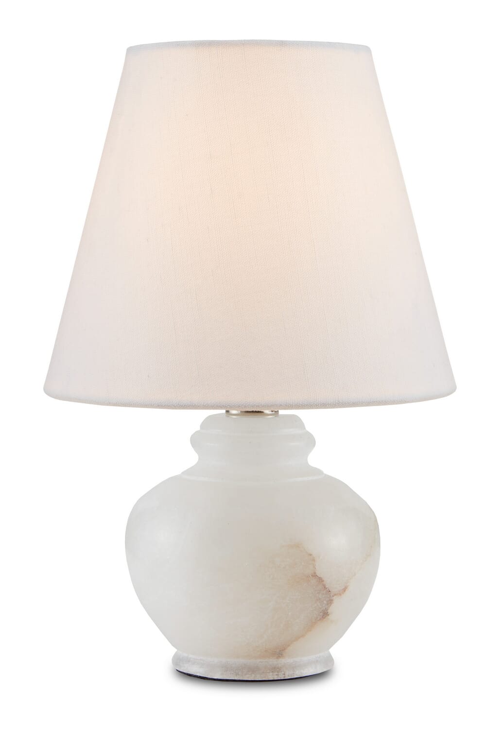 Piccolo 1-Light Table Lamp in Natural with Alabaster