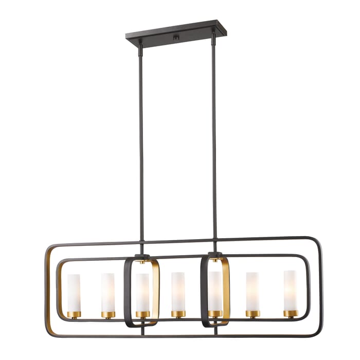 Z-Lite Aideen 7-Light Chandelier In Bronze Gold Z-Lite Aideen 7-Light Chandelier In Bronze Gold