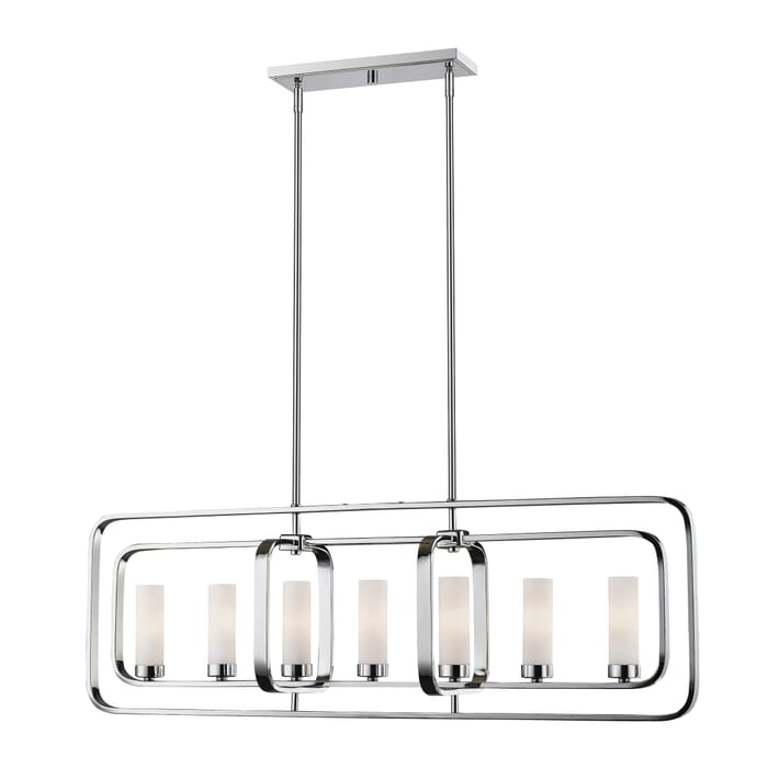 Z-Lite Aideen 7-Light Chandelier In Chrome Z-Lite Aideen 7-Light Chandelier In Chrome
