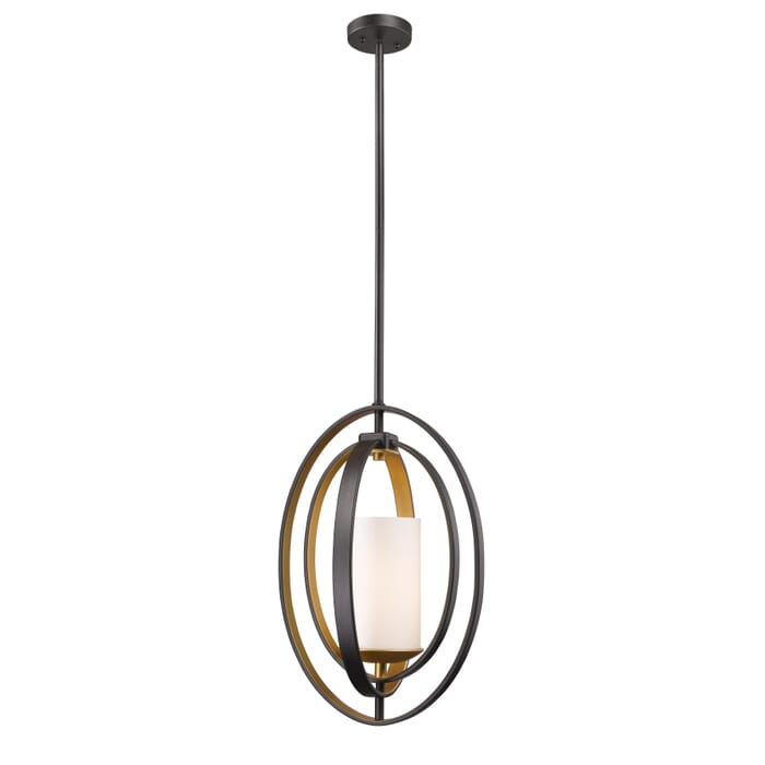Z-Lite Ashling 1-Light Mini Pendant Light In Bronze Gold Z-Lite Ashling 1-Light Mini Pendant Light In Bronze Gold