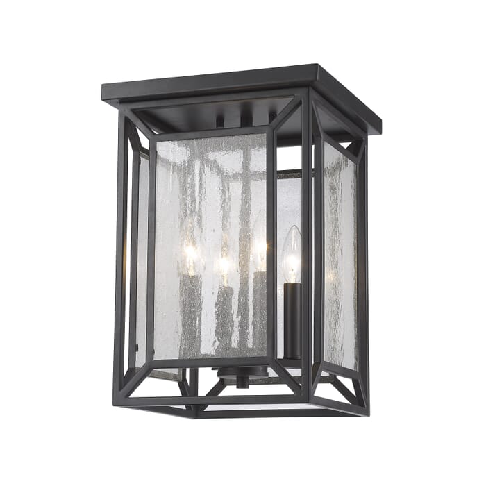Z-Lite Braum 4-Light Pendant Light In Bronze Z-Lite Braum 4-Light Pendant Light In Bronze