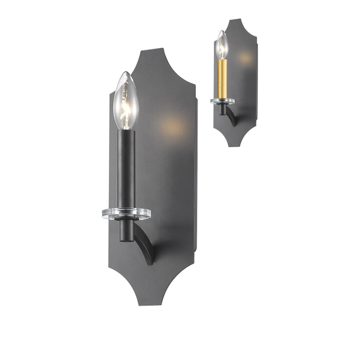 Z-Lite Zander 1-Light Wall Sconce In Bronze Z-Lite Zander 1-Light Wall Sconce In Bronze