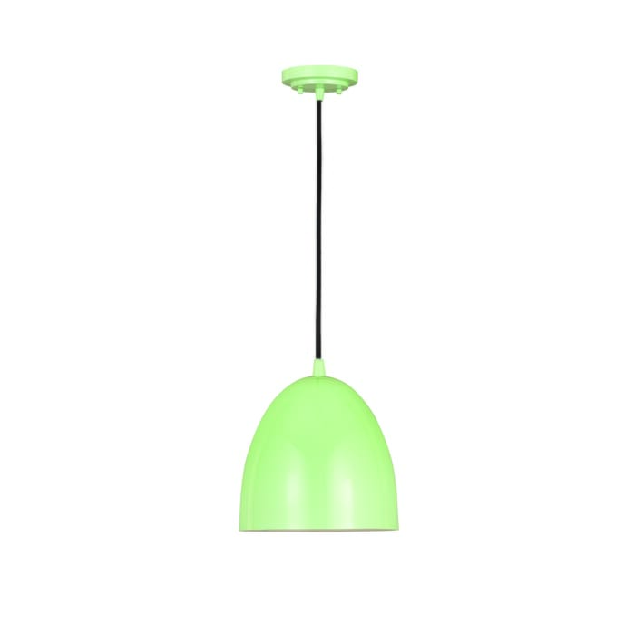 Z-Lite Z Studio Dome Pendant 1-Light Pendant Light In Mint Z-Lite Z Studio Dome Pendant 1-Light Pendant Light In Mint