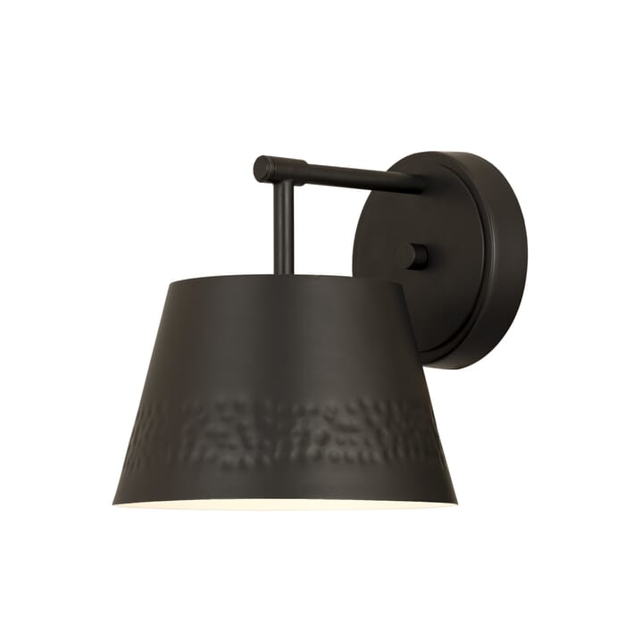 Z-Lite Maddox 1-Light Wall Sconce In Matte Black Z-Lite Maddox 1-Light Wall Sconce In Matte Black