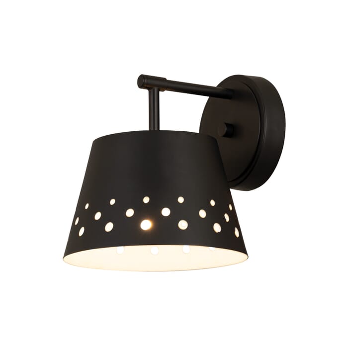 Z-Lite Katie 1-Light Wall Sconce In Matte Black Z-Lite Katie 1-Light Wall Sconce In Matte Black