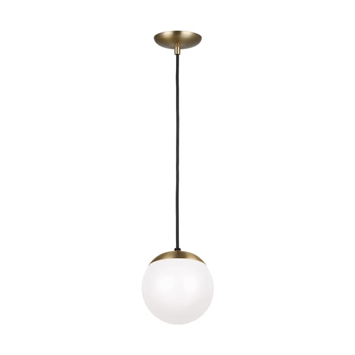 Sea Gull Leo - Hanging Globe Pendant Light in Satin Brass Sea Gull Leo - Hanging Globe Pendant Light in Satin Brass