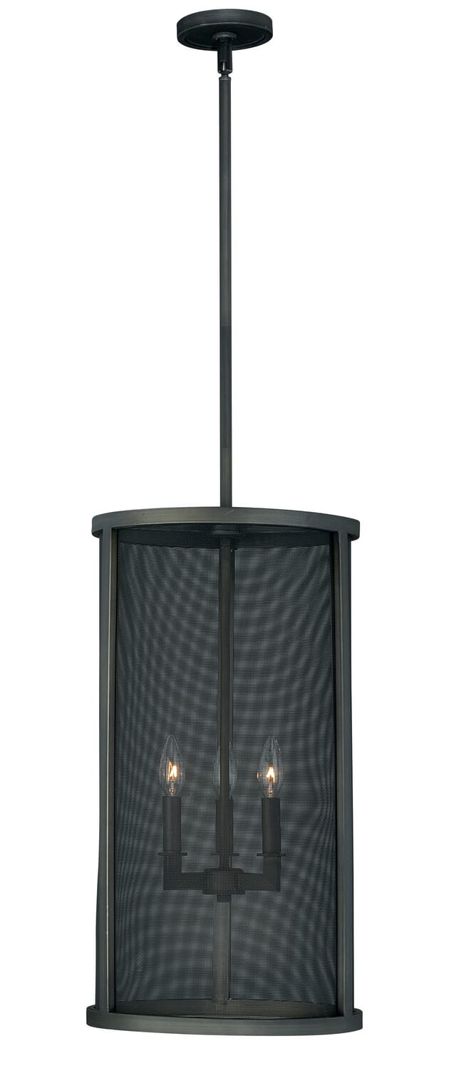 Wicker Park 3-Light Pendant in Warm Pewter