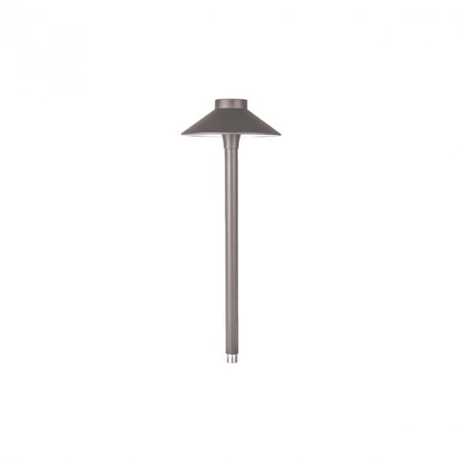 Bronze on Aluminum LED Landscape Mini Tiki Path Light from the Tiki Collection