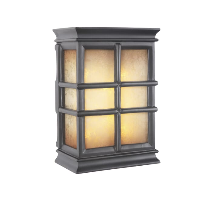 Designer-Chime Illuminated 1-Light Hand-Carved Window Pane Lighted Chime in Painted Black Designer-Chime Illuminated 1-Light Hand-Carved Window Pane Lighted Chime in Painted Black