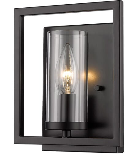 Golden Marco Wall Sconce in Matte Black