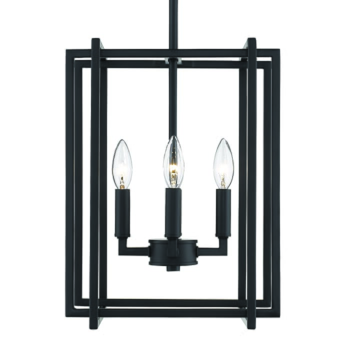 Golden Tribeca 4-Light Mini Chandelier in Black Golden Tribeca 4-Light Mini Chandelier in Black