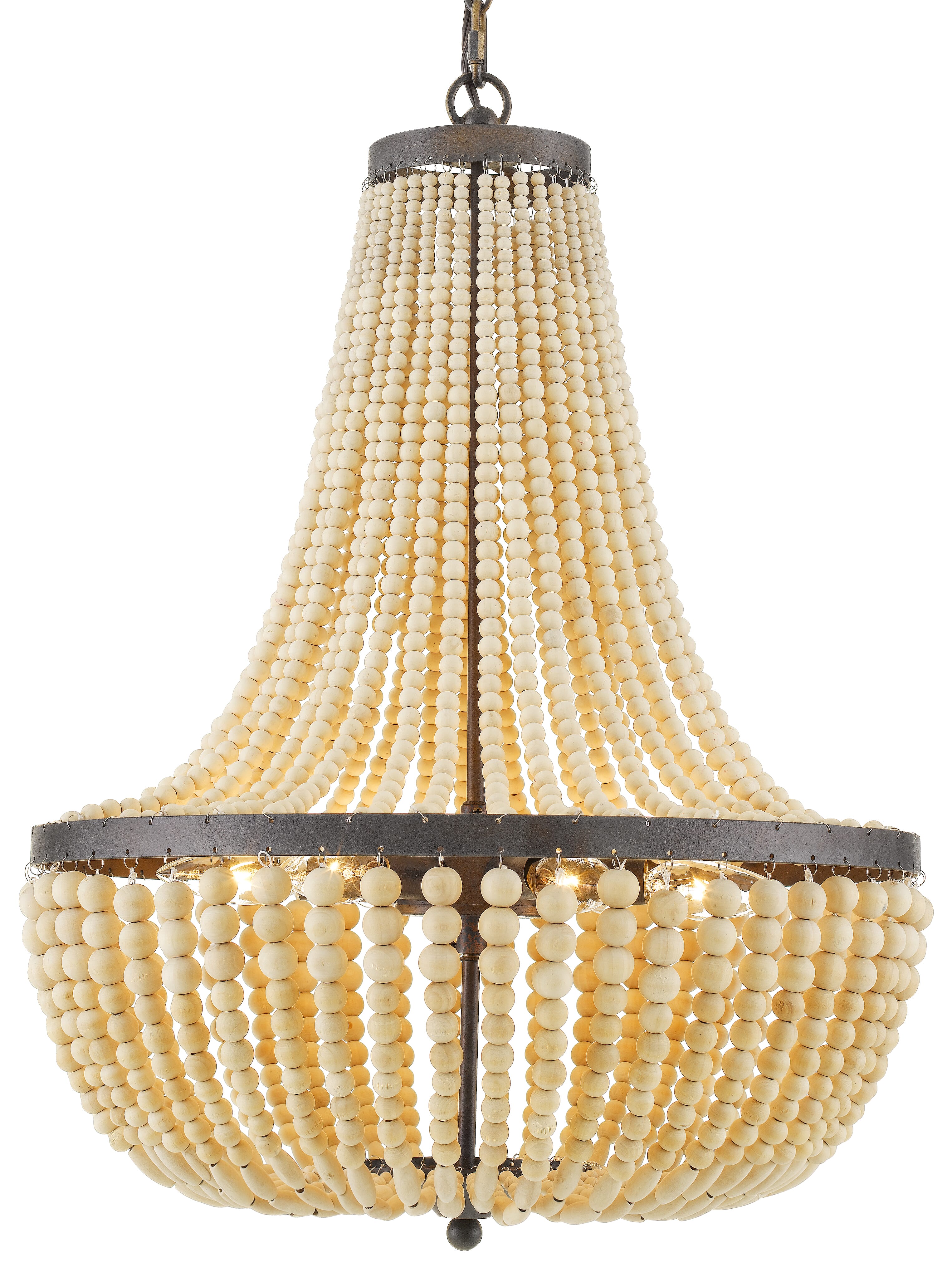 Crystorama Rylee beaded chandelier - LightsOnline Blog