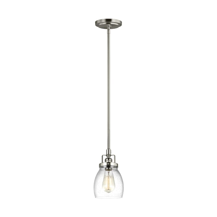Sea Gull Belton LED Mini Pendant in Brushed Nickel Sea Gull Belton LED Mini Pendant in Brushed Nickel