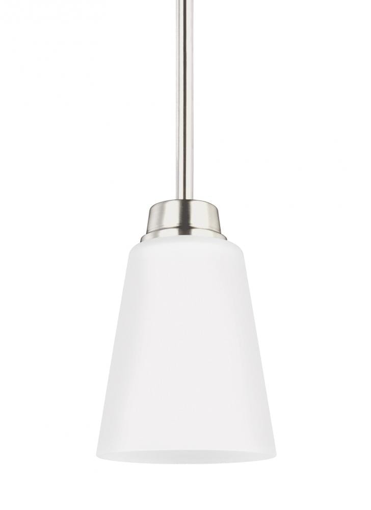 Sea Gull Kerrville 6" Mini Pendant in Brushed Nickel