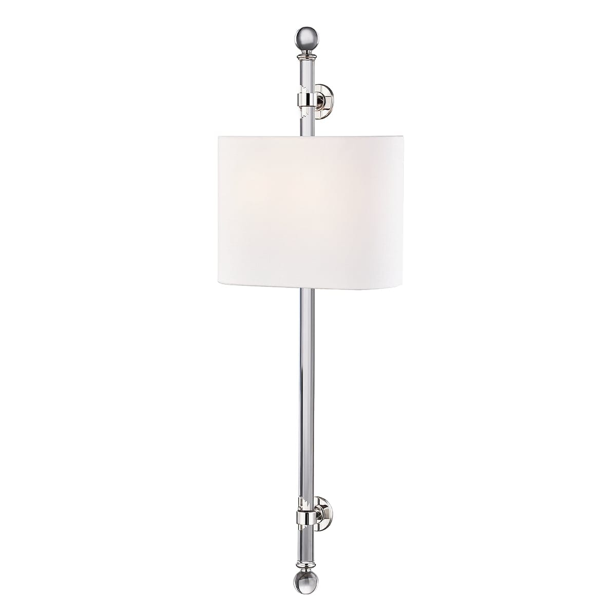 Wertham Wall Sconce in Polished Nickel