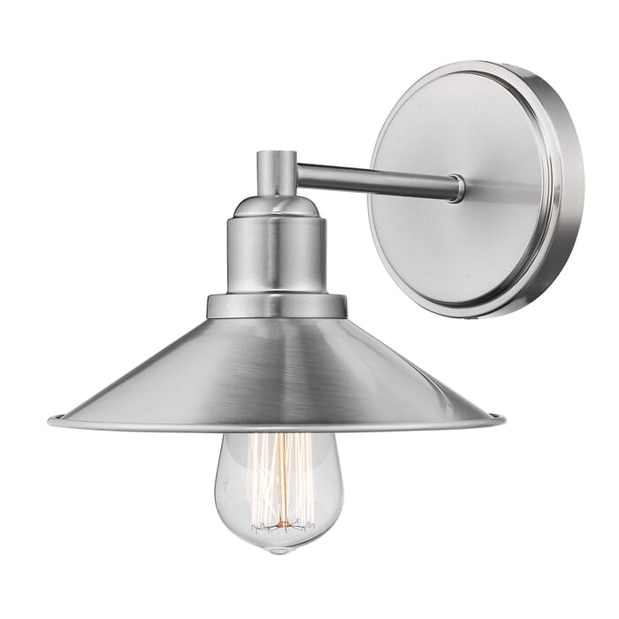 Z-Lite Casa 1-Light Bathroom Vanity Light In Brushed Nickel Z-Lite Casa 1-Light Bathroom Vanity Light In Brushed Nickel