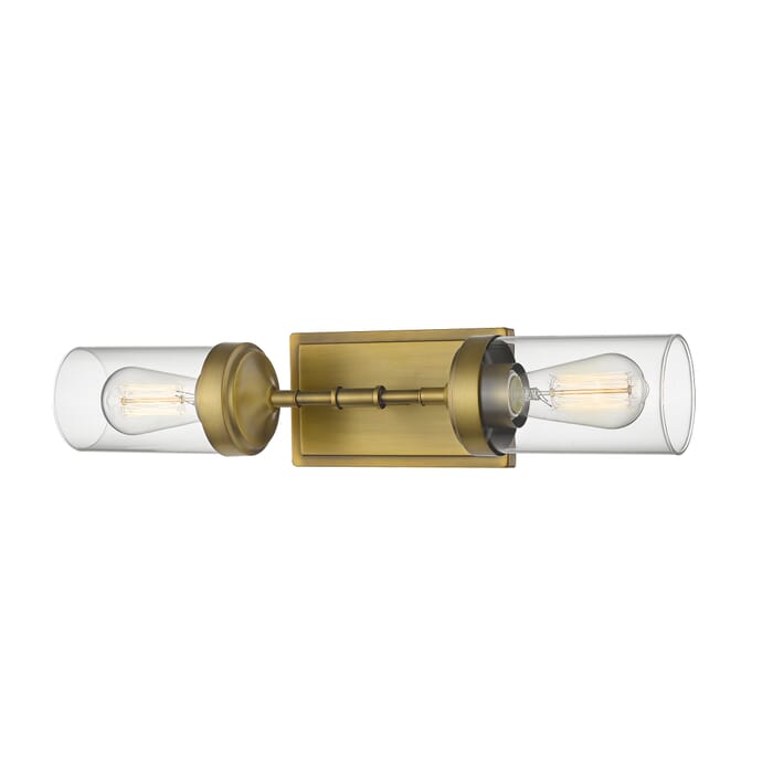 Z-Lite Calliope 2-Light Wall Sconce In Foundry Brass Z-Lite Calliope 2-Light Wall Sconce In Foundry Brass
