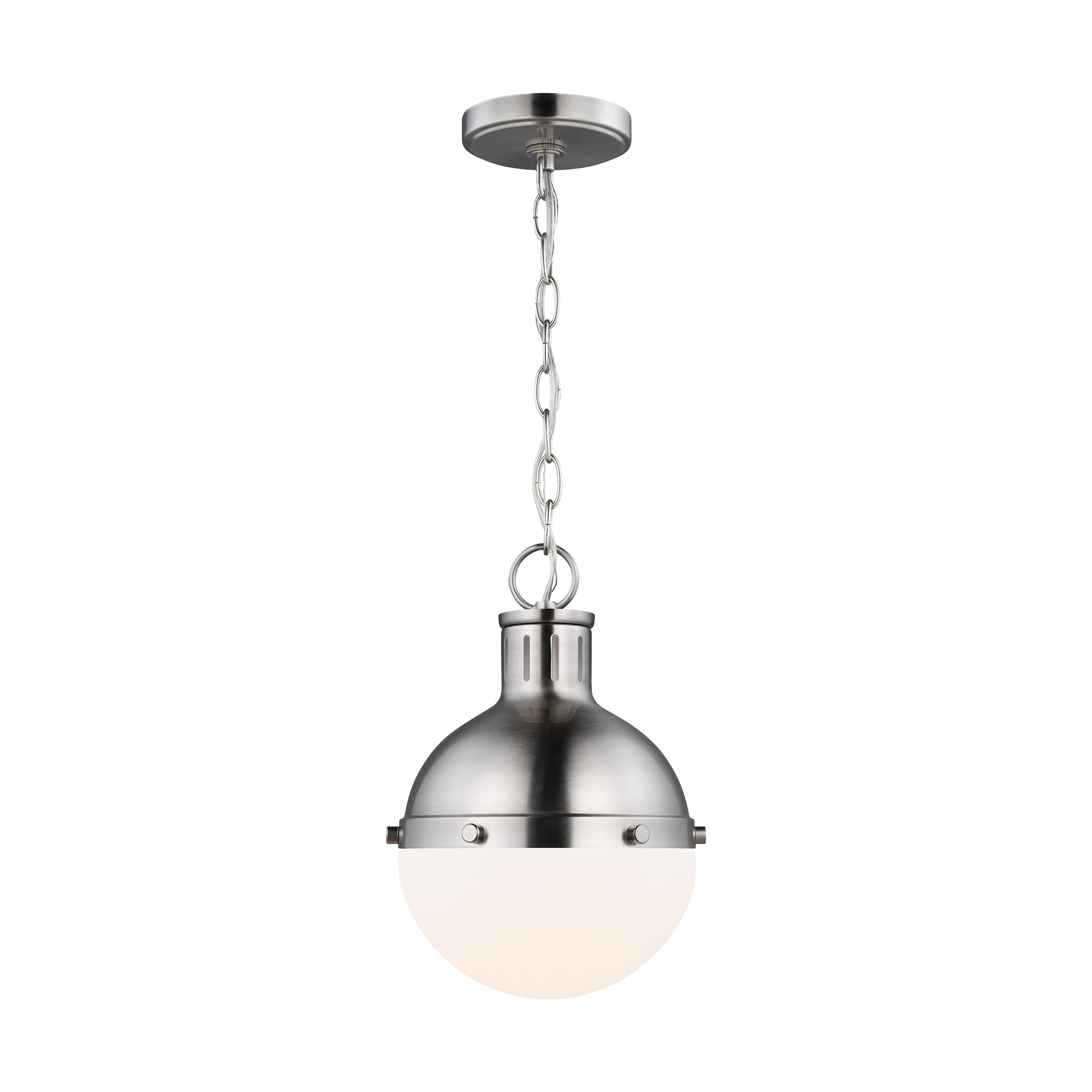 Sea Gull Hanks Pendant Light in Brushed Nickel