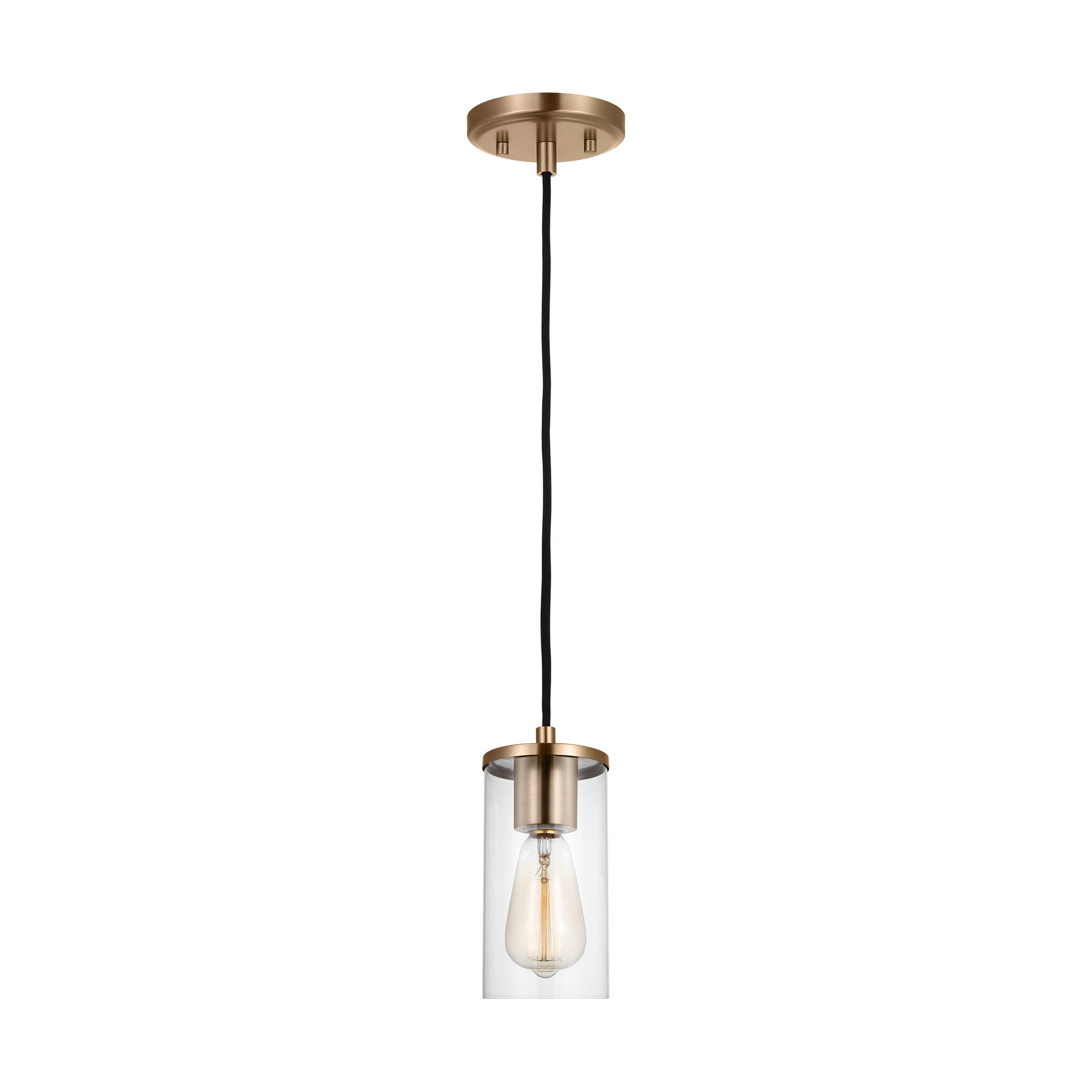 Sea Gull Zire Mini Pendant in Satin Brass