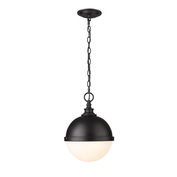 Z-Lite Peyton 2-Light Pendant Light In Matte Black Z-Lite Peyton 2-Light Pendant Light In Matte Black