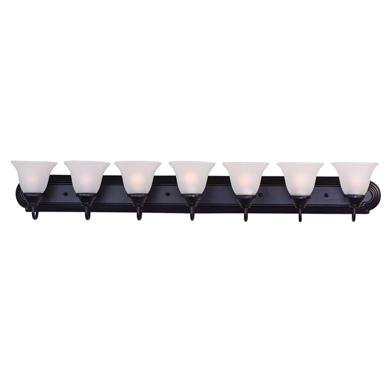 Maxim Lighting Essentials 7 Light Bathroom Vanity Light In Oil Rubbed Bronze