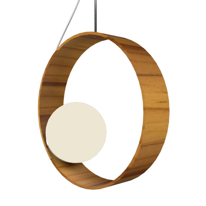 Sfera 1-Light Pendant in Teak Sfera 1-Light Pendant in Teak