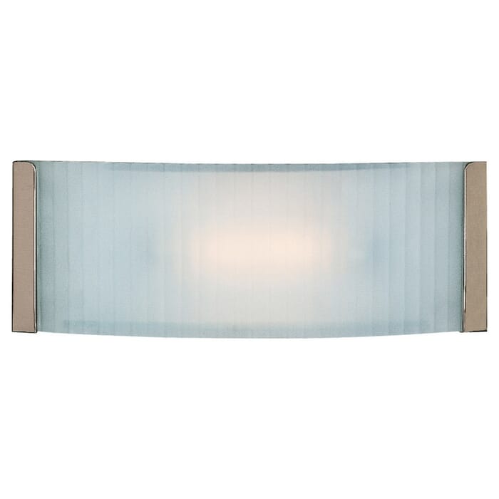Access Lighting Helium 12.5" Checkered Wall Fixture in Brushed Steel Access Lighting Helium 12.5" Checkered Wall Fixture in Brushed Steel
