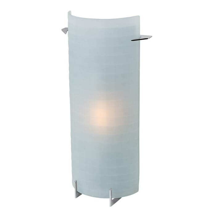 Access Lighting Oxygen Checkered Frosted Bathroom Vanity Light in Brushed Steel Access Lighting Oxygen Checkered Frosted Bathroom Vanity Light in Brushed Steel