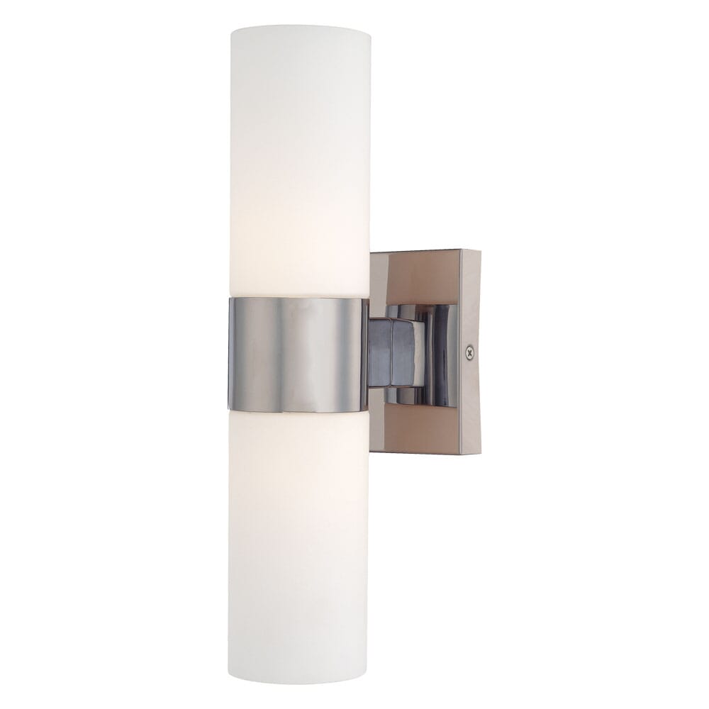 2-Light 14" Wall Sconce in Brushed Nickel