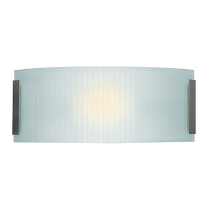 Access Lighting Neon 16" Line Frosted Bathroom Vanity Light in Brushed Steel Access Lighting Neon 16" Line Frosted Bathroom Vanity Light in Brushed Steel