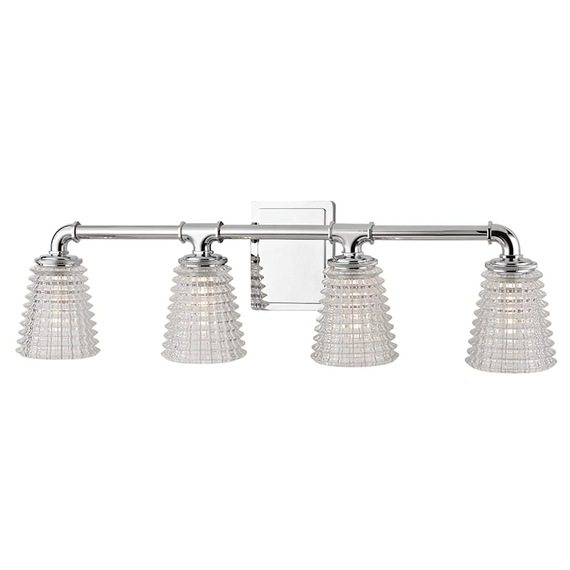 Westbrook 4-Light 28" Bathroom Vanity Light in Polished Chrome