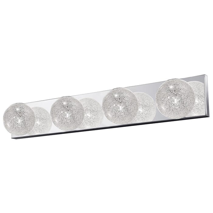 Access Opulence 4-Light 4" Bathroom Vanity Light in Mirrored Stainless Steel Access Opulence 4-Light 4" Bathroom Vanity Light in Mirrored Stainless Steel