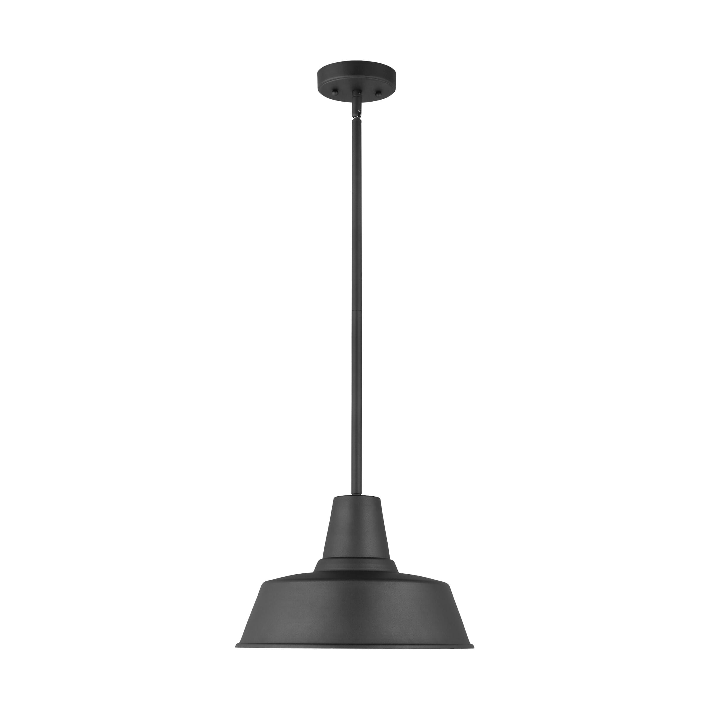 Sea Gull Barn Light Outdoor Hanging Light in Black