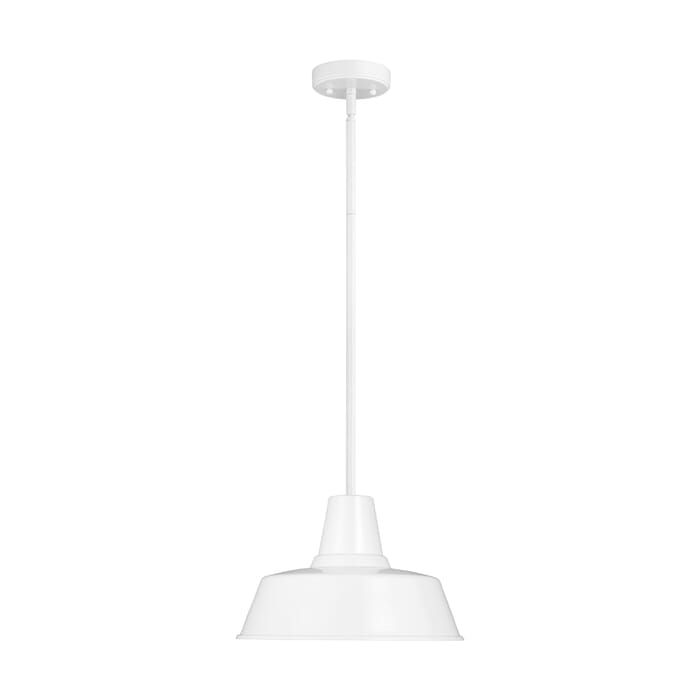 Sea Gull Barn Light Outdoor Hanging Light in White Sea Gull Barn Light Outdoor Hanging Light in White