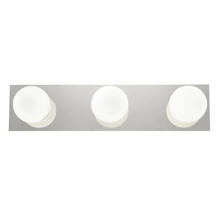 Access Classic 3-Light 5" Bathroom Vanity Light in Chrome