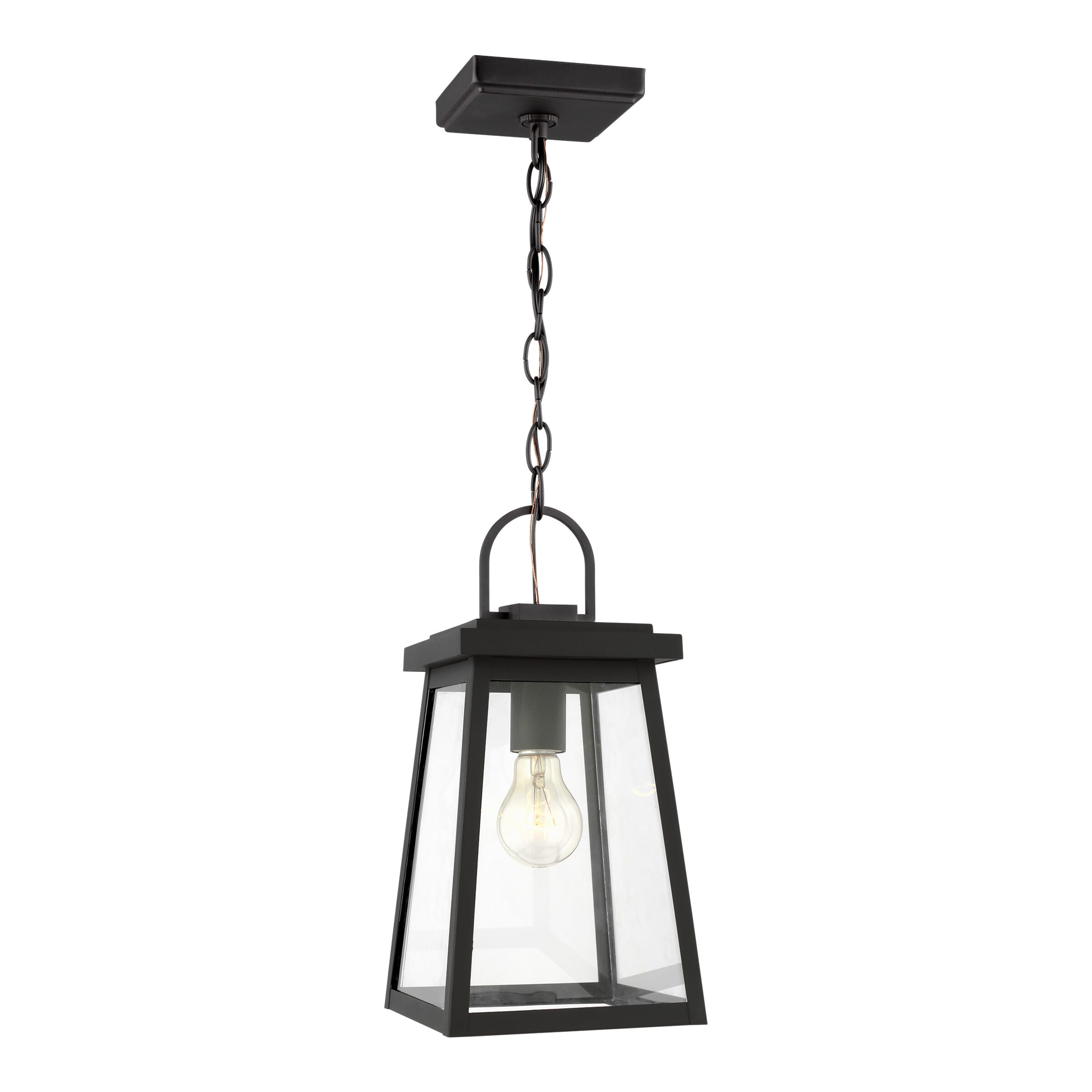 Sea Gull Founders Outdoor Hanging Light in Black
