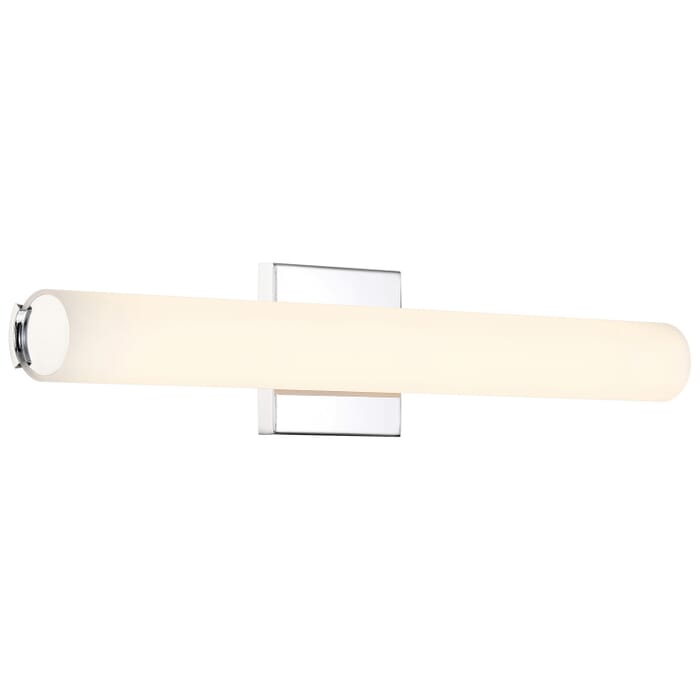 Sense 1-Light LED Bathroom Vanity Light in Chrome Sense 1-Light LED Bathroom Vanity Light in Chrome