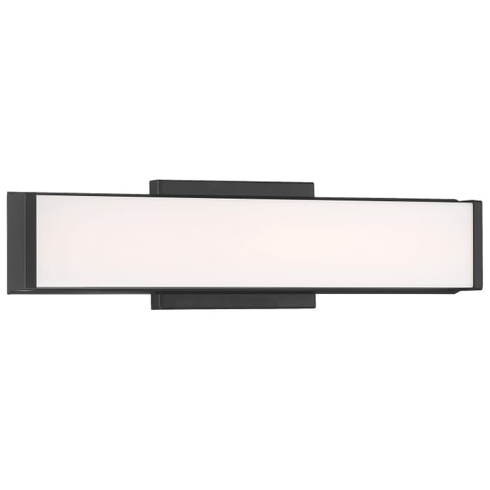 Citi 1-Light LED Bathroom Vanity Light in Matte Black Citi 1-Light LED Bathroom Vanity Light in Matte Black