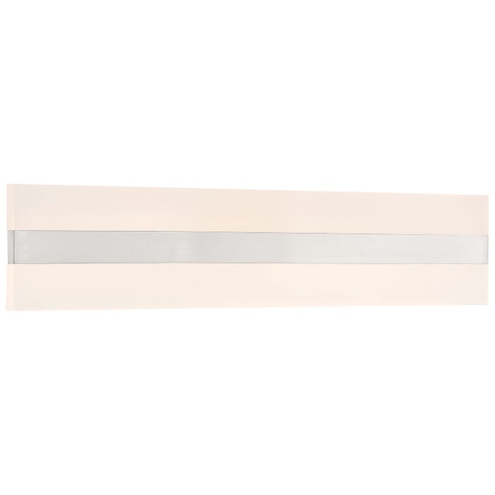 Netherton 2-Light LED Bathroom Vanity Light in Brushed Steel Netherton 2-Light LED Bathroom Vanity Light in Brushed Steel