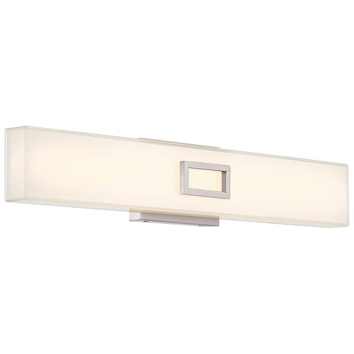 Restore 1-Light LED Bathroom Vanity Light in Brushed Steel Restore 1-Light LED Bathroom Vanity Light in Brushed Steel