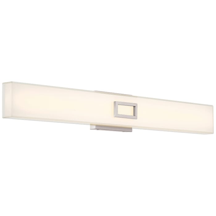 Restore 1-Light LED Bathroom Vanity Light in Brushed Steel Restore 1-Light LED Bathroom Vanity Light in Brushed Steel