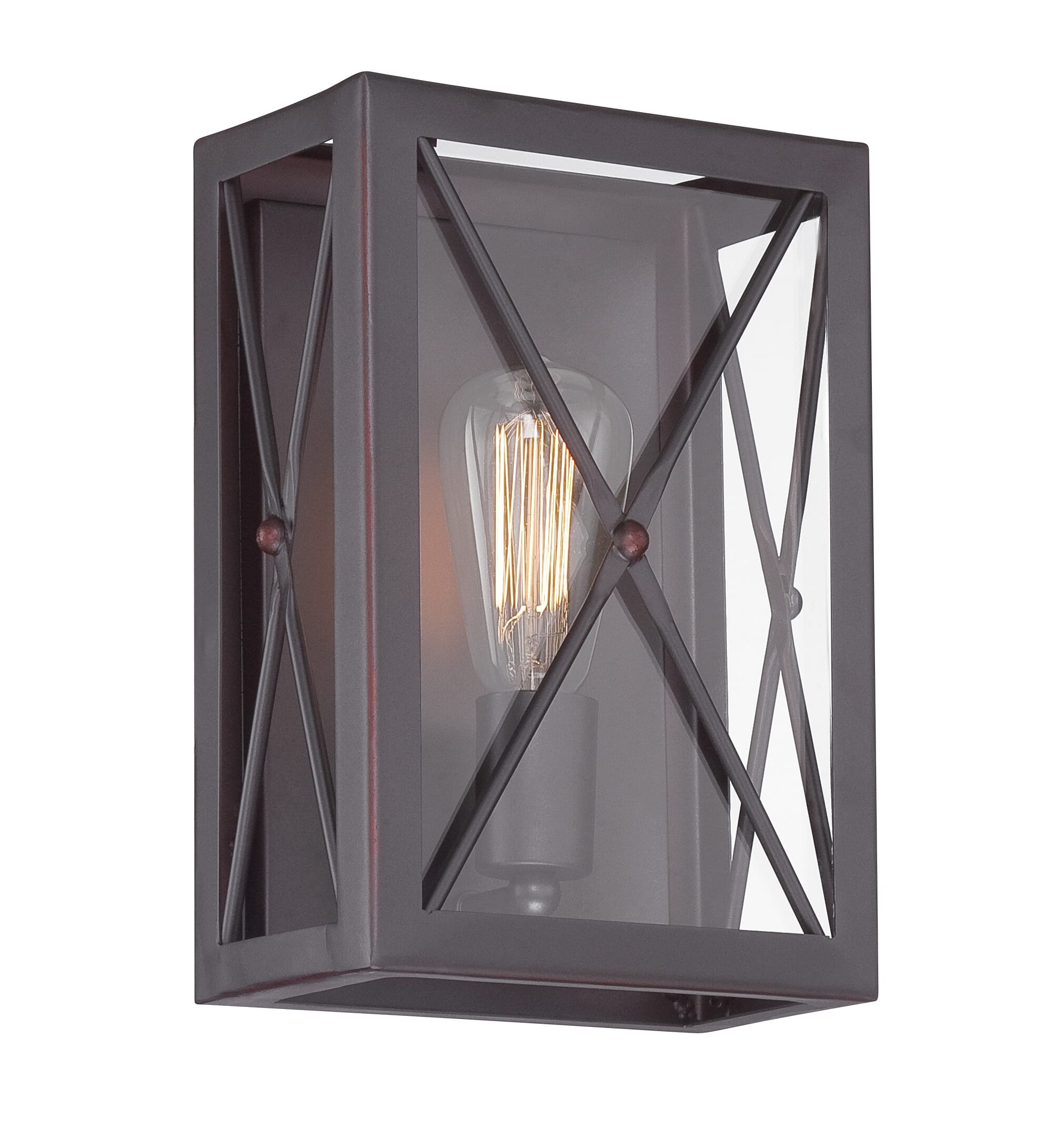 High Line 1-Light Wall Sconce in Satin Bronze