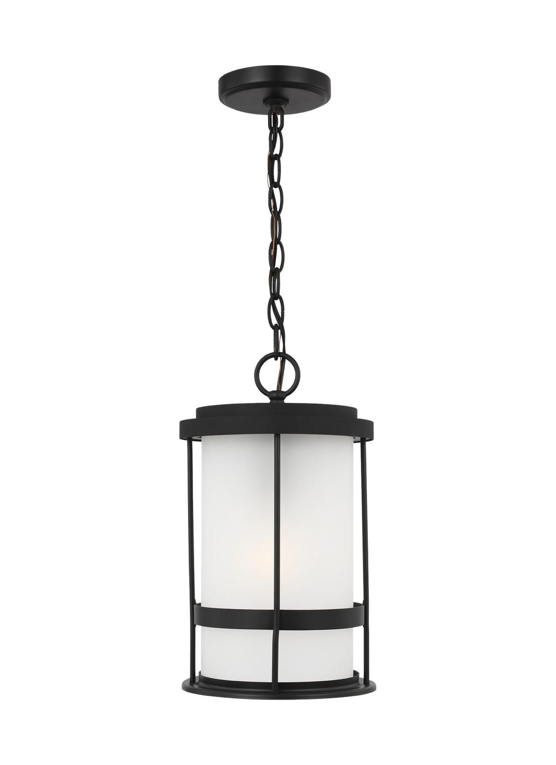 Wilburn 1-Light Outdoor Pendant in Black